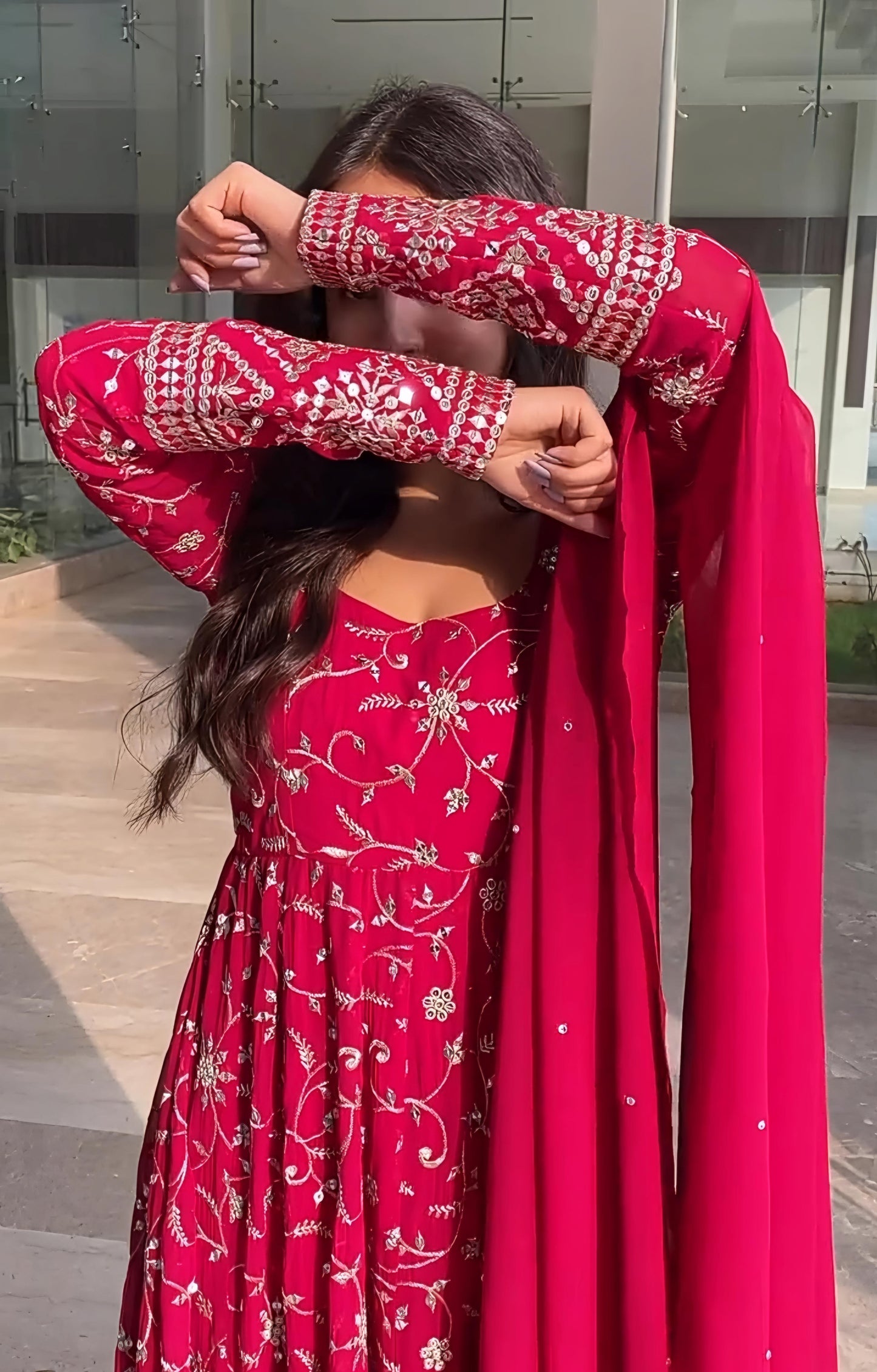 PINAKI'S NEW ANARKALI SUIT SET