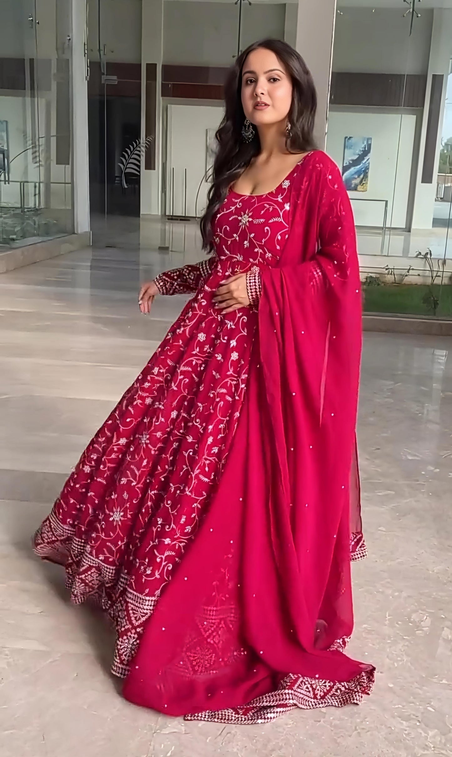 PINAKI'S NEW ANARKALI SUIT SET