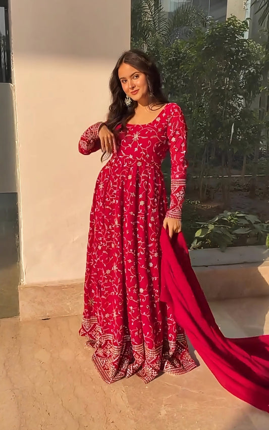PINAKI'S NEW ANARKALI SUIT SET
