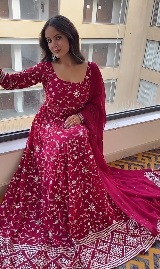 PINAKI'S NEW ANARKALI SUIT SET