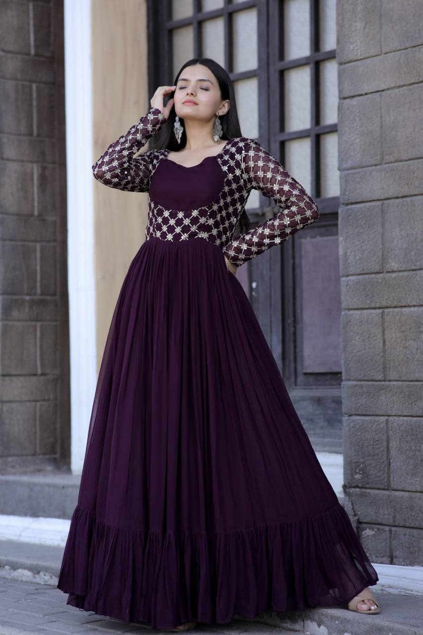 READYMADE DESIGNER GOWN COLLECTIONS-TD-9144
