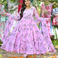 BLOOMING PARPULE PINK SUIT SET  -TD-119