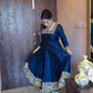 Prachi's' Blue Havy Vichitra Royal Elegant Suit Set