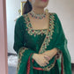 Prachi's' Green Havy Vichitra Royal Elegant Suit Set