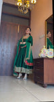 Prachi's' Green Havy Vichitra Royal Elegant Suit Set