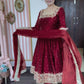 Prachi's'  Havy Vichitra Royal Elegant Suit Set