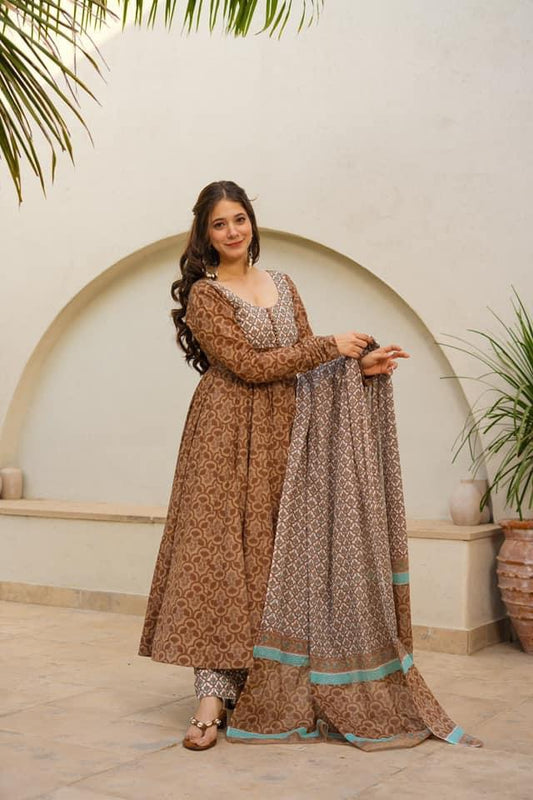 Anjali's  New Cotton Suit Set
