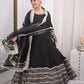 Nafisha Black Colour Traditional Anarkali Suit
