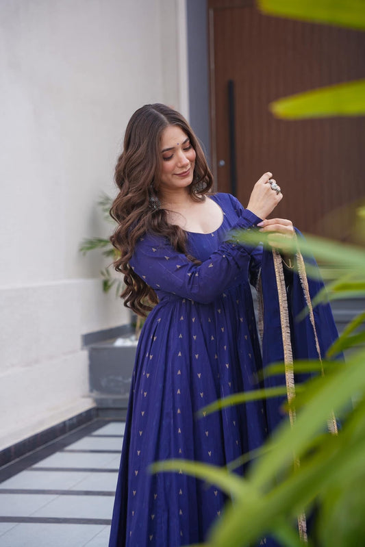 Kaira's Pure Cotton Enkar Dori Style Plazzo Suit Set