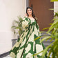Kaira's' Green Havy Maslin Cotton Gown