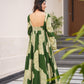 Kaira's' Green Havy Maslin Cotton Gown