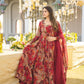 MALTI COLOUR  DIGITAL PRINTED ANARKALI SUIT SET-TD-123