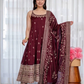 Alveera Vichitra Silk Febric Suit Set