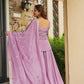 Nazakat Lavender Solid Sharara Set