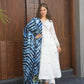 DHANU WHITE CHANDERI SUIT SET