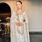 RUKSAR'S WHITE COLOUR TRENDING ANARKALI SET