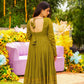 METHI YELLOW NIGHT STAR EMBROIDERED GEORGETTE SUIT SET TD-120