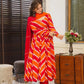 ORANGE LEHERIYA SUIT SET