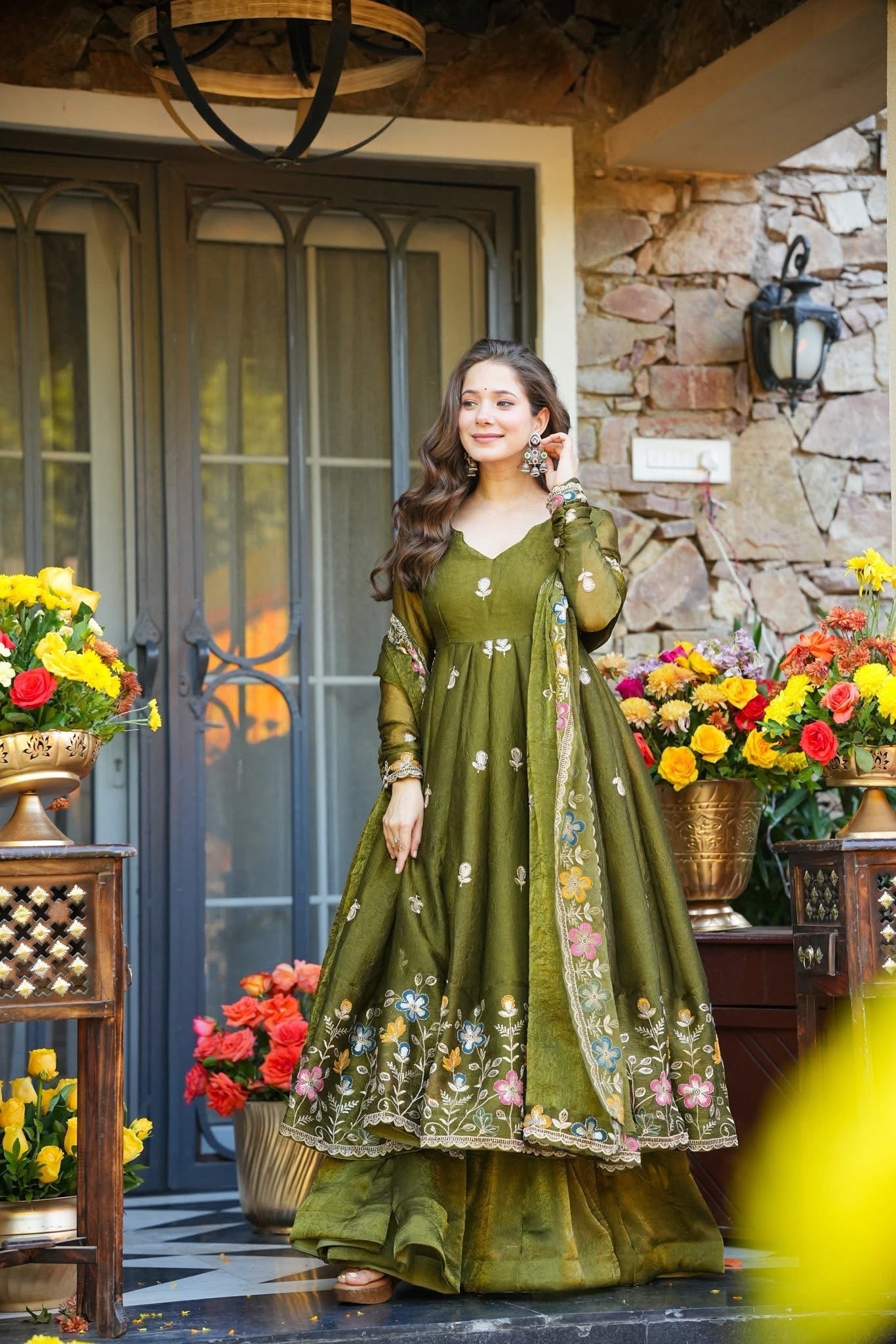 Venisa Elegant Anarkali Suit Set