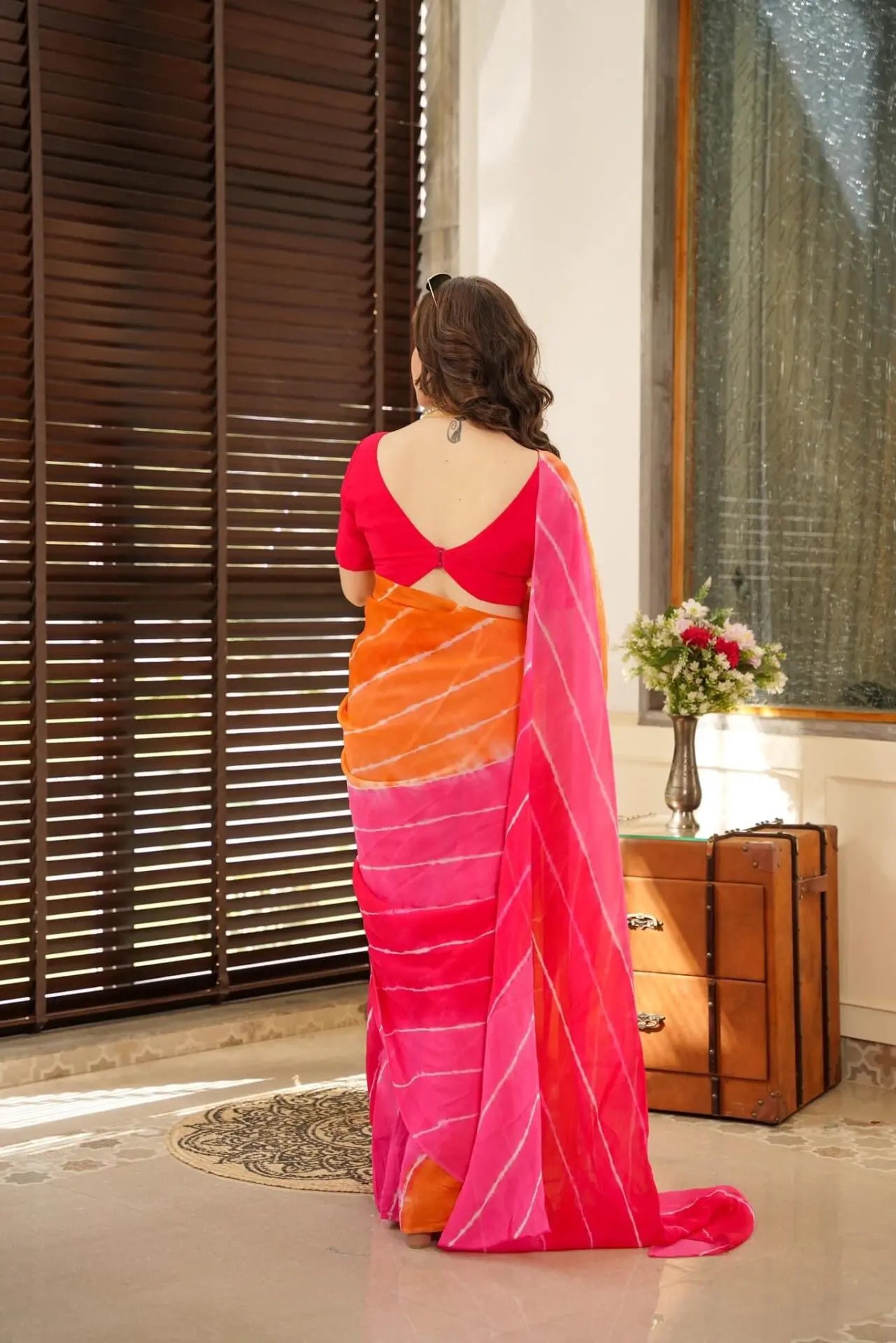 DITIVI LEHERIYA ORGANZA SAREE
