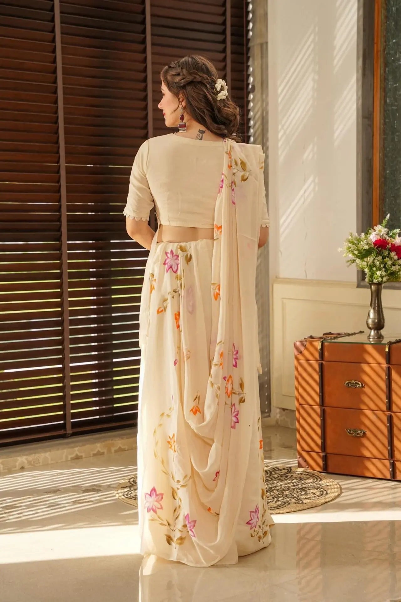 DHARANI HANDPAINTED SAREE