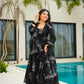 Zarana's Mystic Black Pure Cotton Suit Set