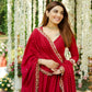 RIMI'S RED COLOUR TRENDING ANARKALI SET