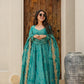 BANDHANI SKY COLOR ANARKALI SUIT SET