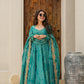 BANDHANI SKY COLOR ANARKALI SUIT SET