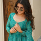 BANDHANI SKY COLOR ANARKALI SUIT SET