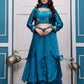 Heavy Traditional Crop Top Lengha With Peplon With  Six Color