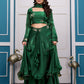 Heavy Traditional Crop Top Lengha With Peplon With  Six Color