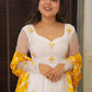 TANIYA'S WHITE PREMIUM QUALITY SUIT SET