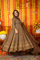 CHOCLATE STAR EMBROIDERED GEORGETTE SUIT SET TD-120