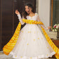TANIYA'S WHITE PREMIUM QUALITY SUIT SET