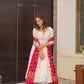 TANIYA'S WHITE PREMIUM QUALITY SUIT SET