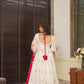 TANIYA'S WHITE PREMIUM QUALITY SUIT SET