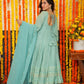 SKY NIGHT STAR EMBROIDERED GEORGETTE SUIT SET TD-120