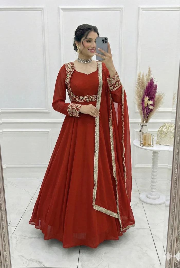 Traditional Maxi Anarkali Suit