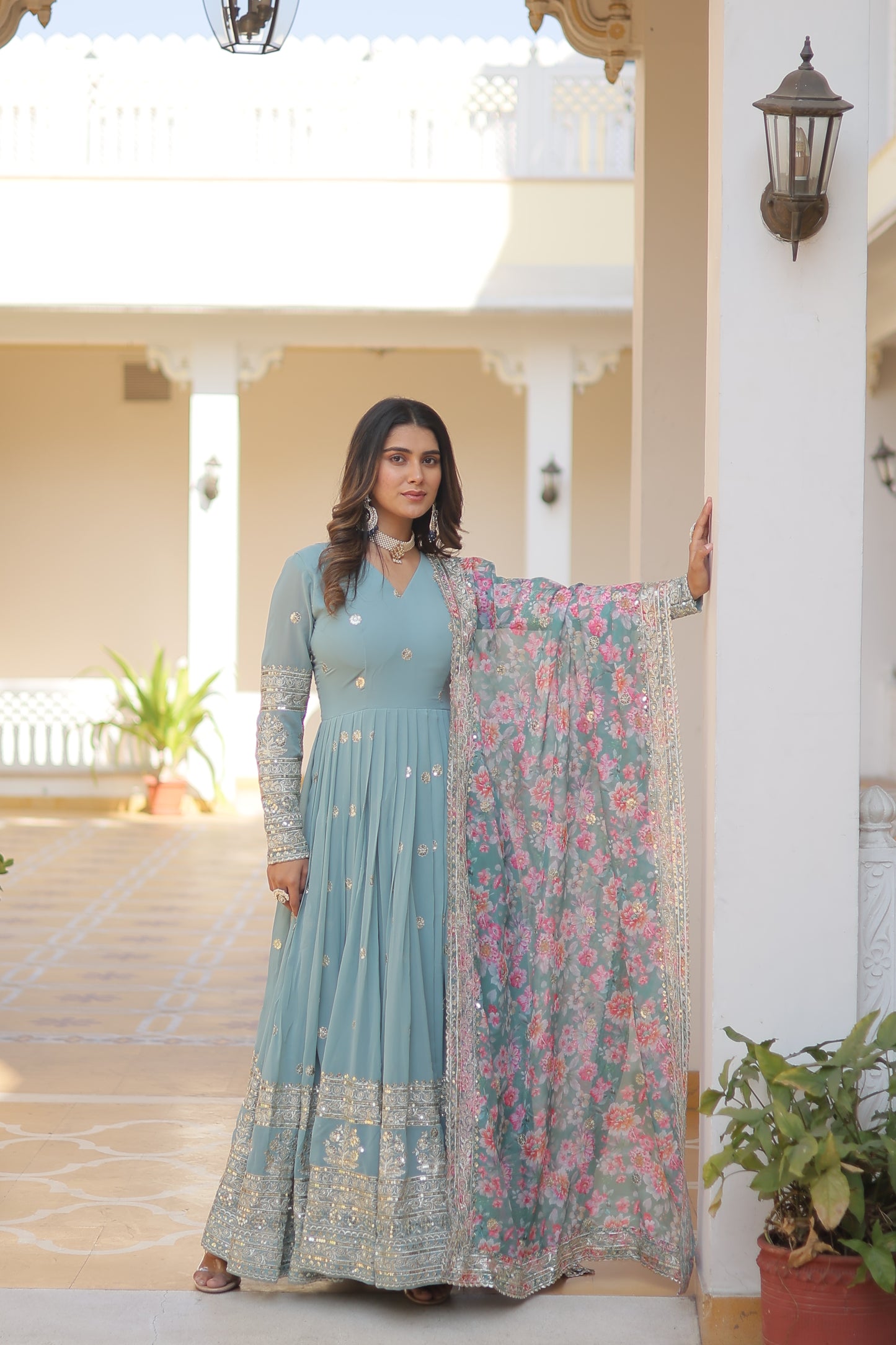 KAVITA'S DESIGNER READYMADE GOWN 131
