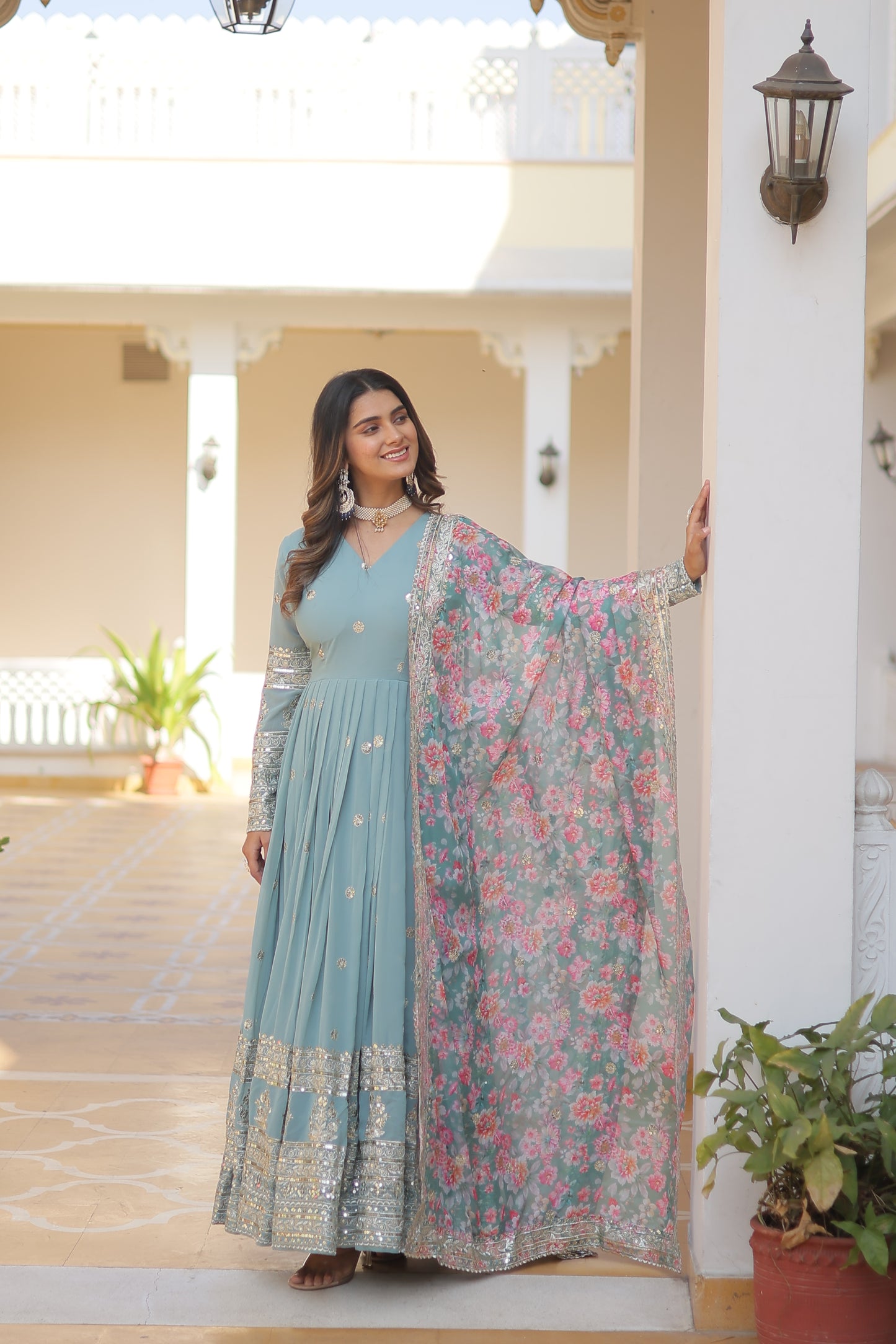 KAVITA'S DESIGNER READYMADE GOWN 131