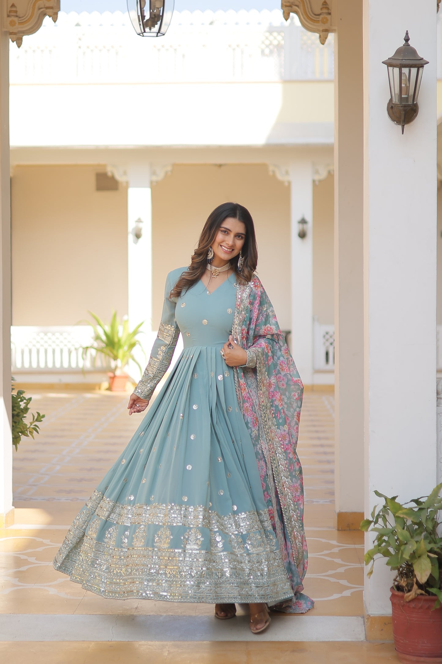 KAVITA'S DESIGNER READYMADE GOWN 131