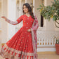 KAVITA' DESIGNER READYMADE GOWN td-131 RED