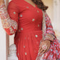 KAVITA' DESIGNER READYMADE GOWN td-131 RED