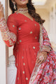KAVITA' DESIGNER READYMADE GOWN td-131 RED