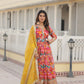 MALTI COLOUR READYMADE GOWN WITH DUPATTA SET-TD-129-MALTI RED