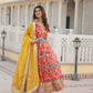 MALTI COLOUR READYMADE GOWN WITH DUPATTA SET-TD-129-MALTI RED