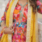 MALTI COLOUR READYMADE GOWN WITH DUPATTA SET-TD-129-MALTI RED