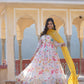Malti Colour READYMADE GOWN WITH DUPATTA SET