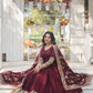 RADIANT DARK MAROON SUIT SET